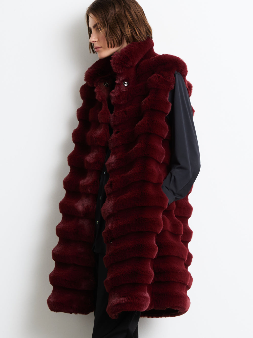 Court Long Gilet Wom Jkt