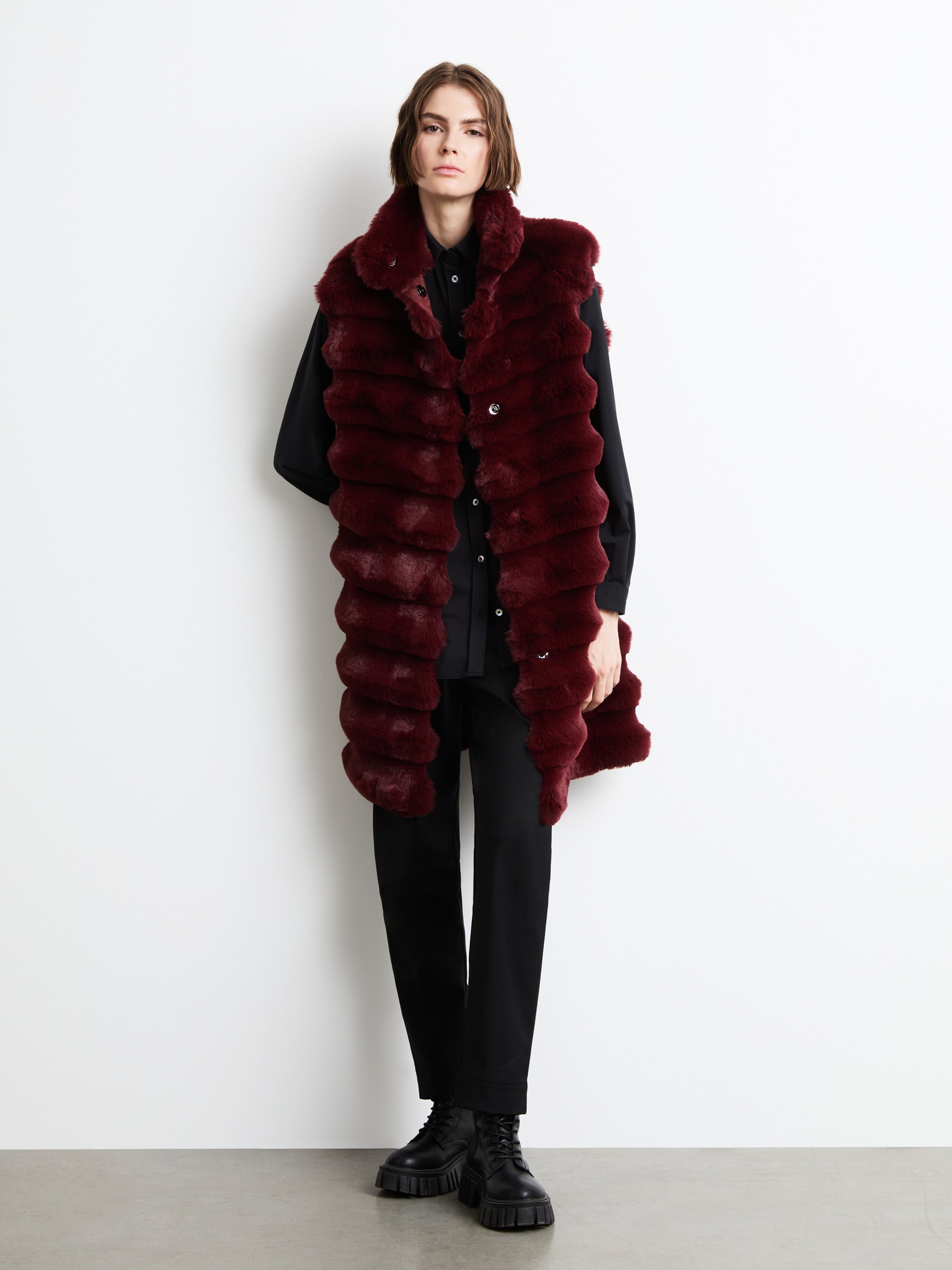 Court Long Gilet Wom Jkt