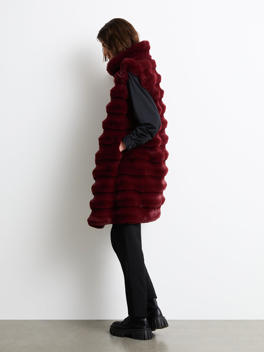 Court Long Gilet Wom Jkt