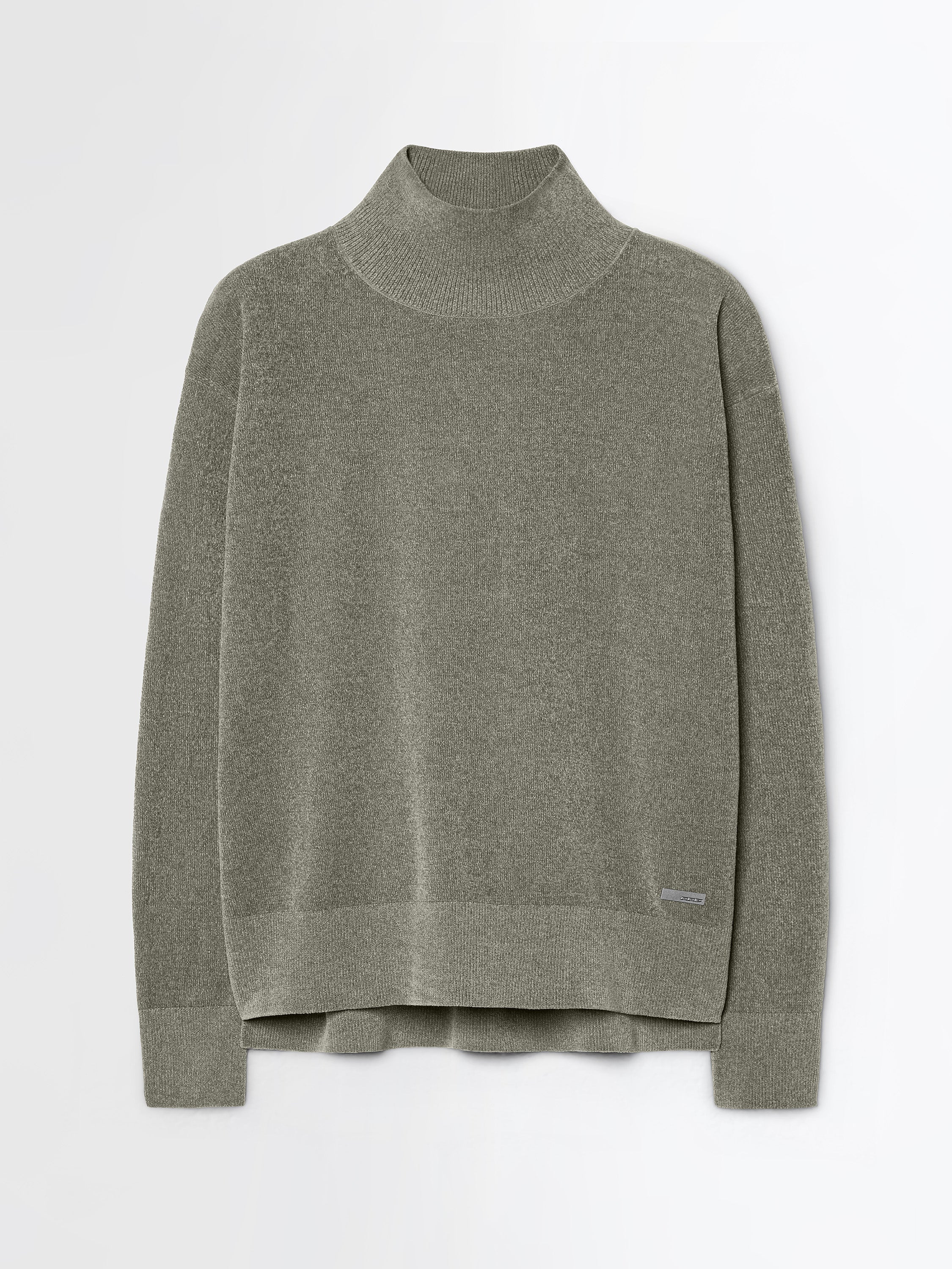 Velvet Vent Turtleneck Wom Knit