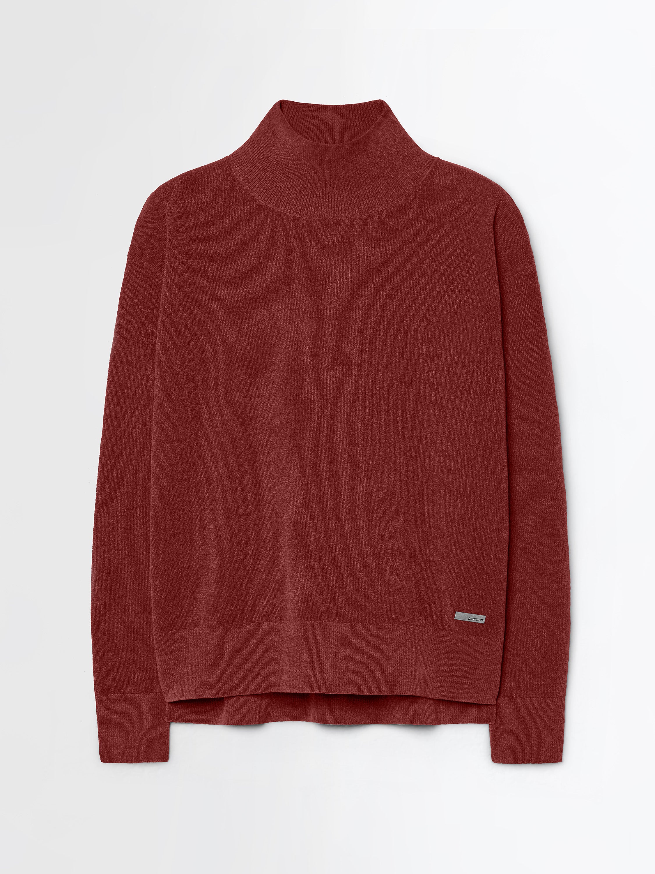 Velvet Vent Turtleneck Wom Knit