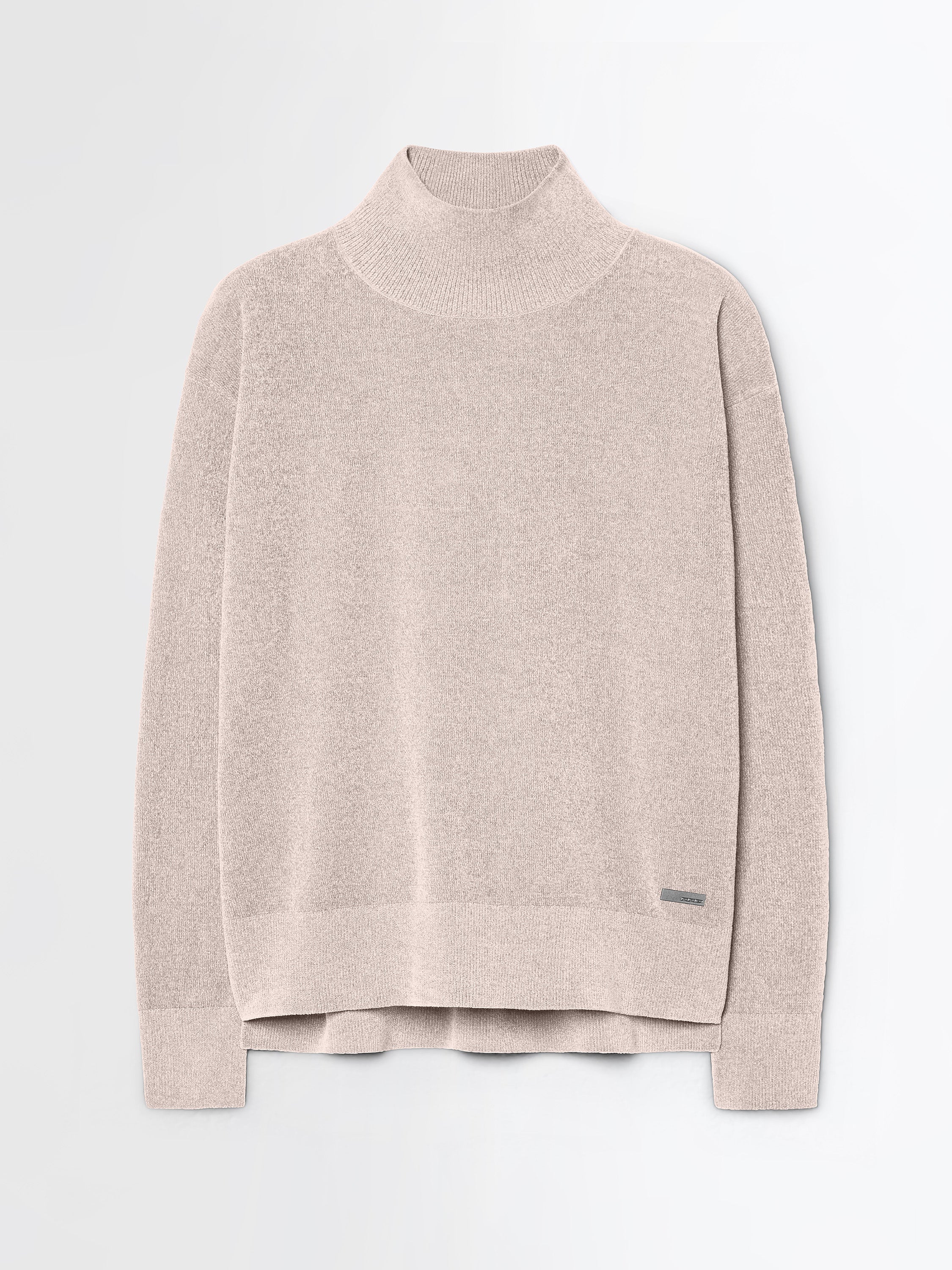 Velvet Vent Turtleneck Wom Knit