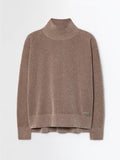 Velvet Vent Turtleneck Wom Knit