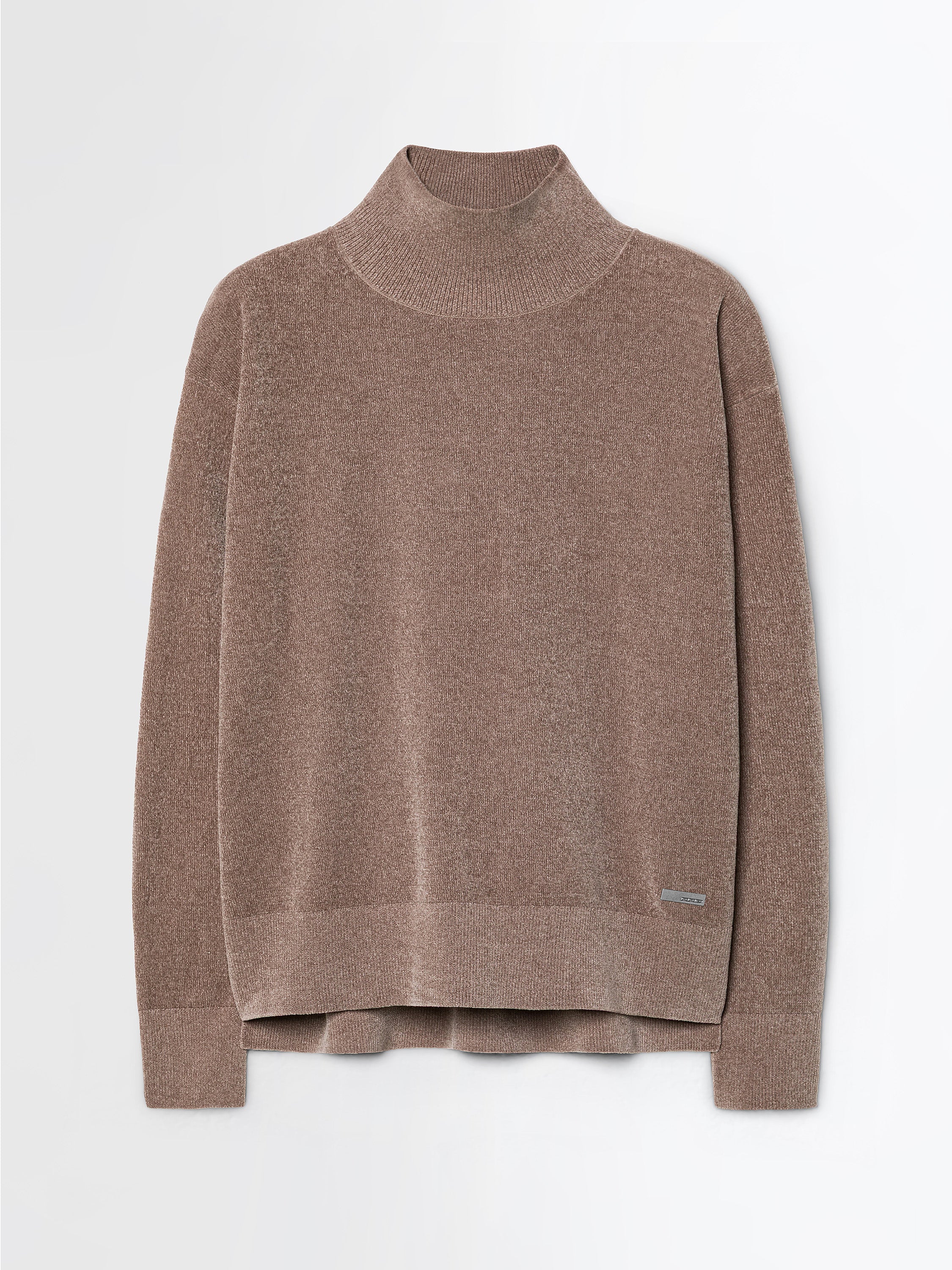 Velvet Vent Turtleneck Wom Knit