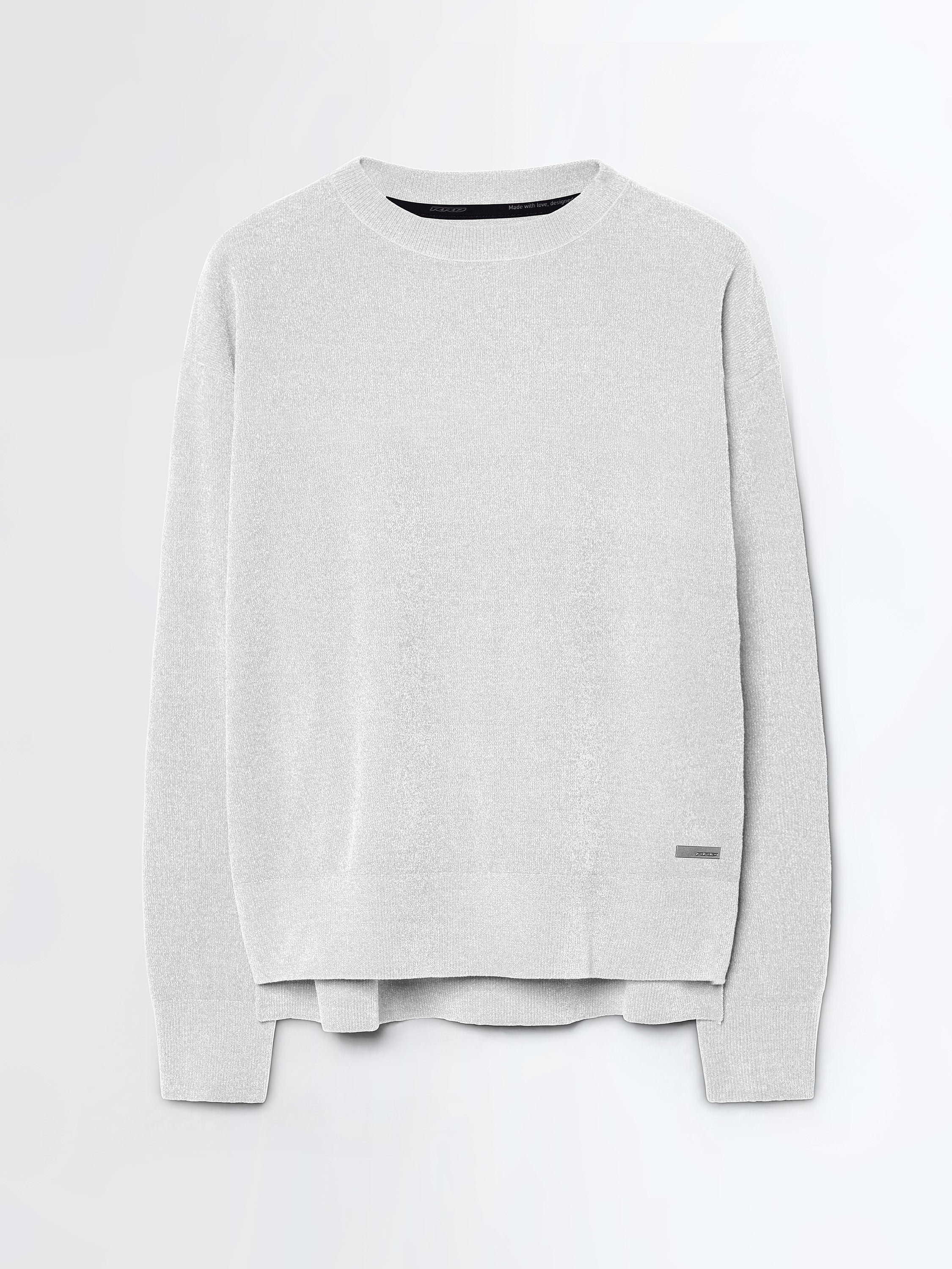 Velvet Vent Round Wom Knit
