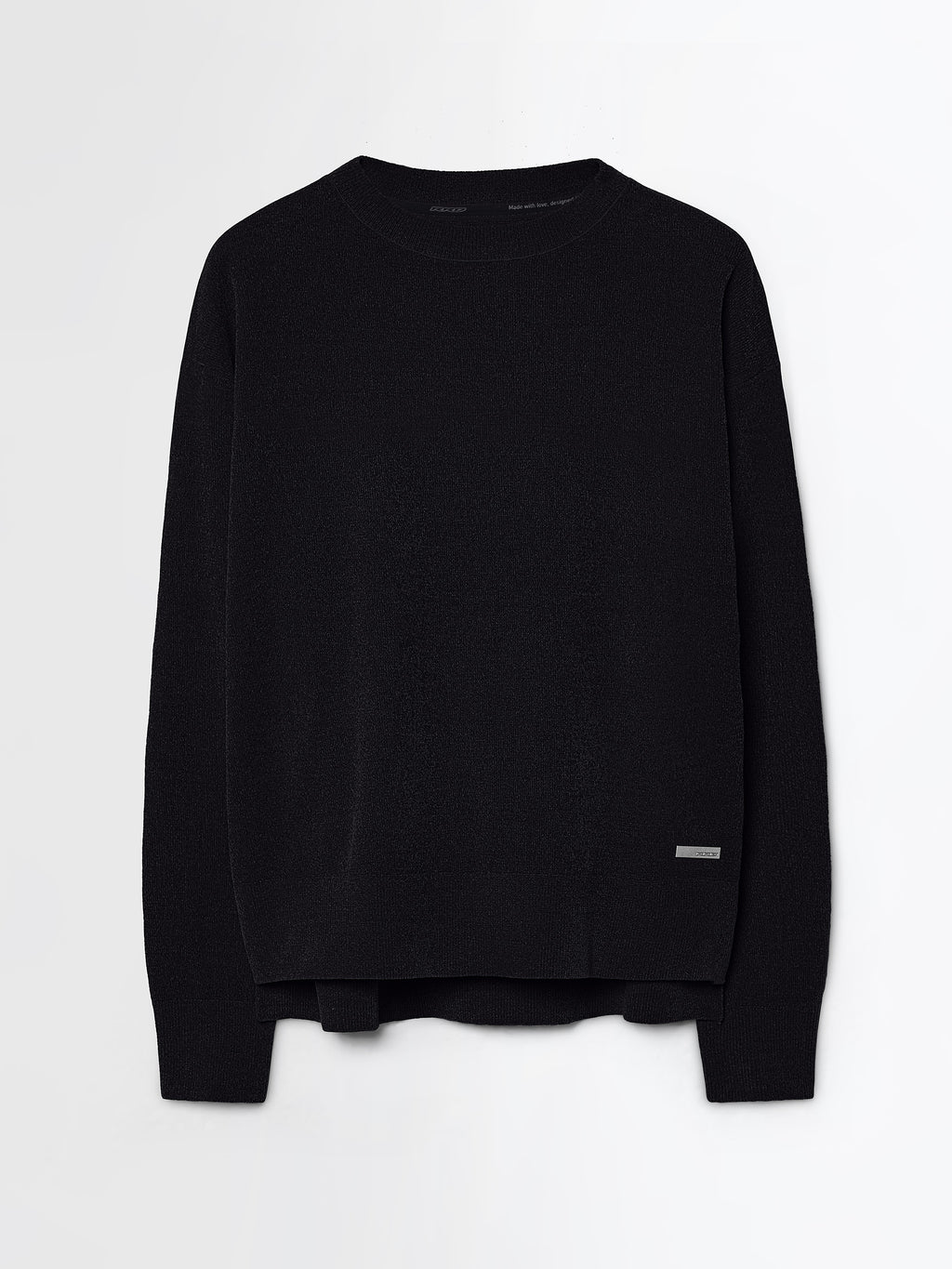 Velvet Vent Round Wom Knit