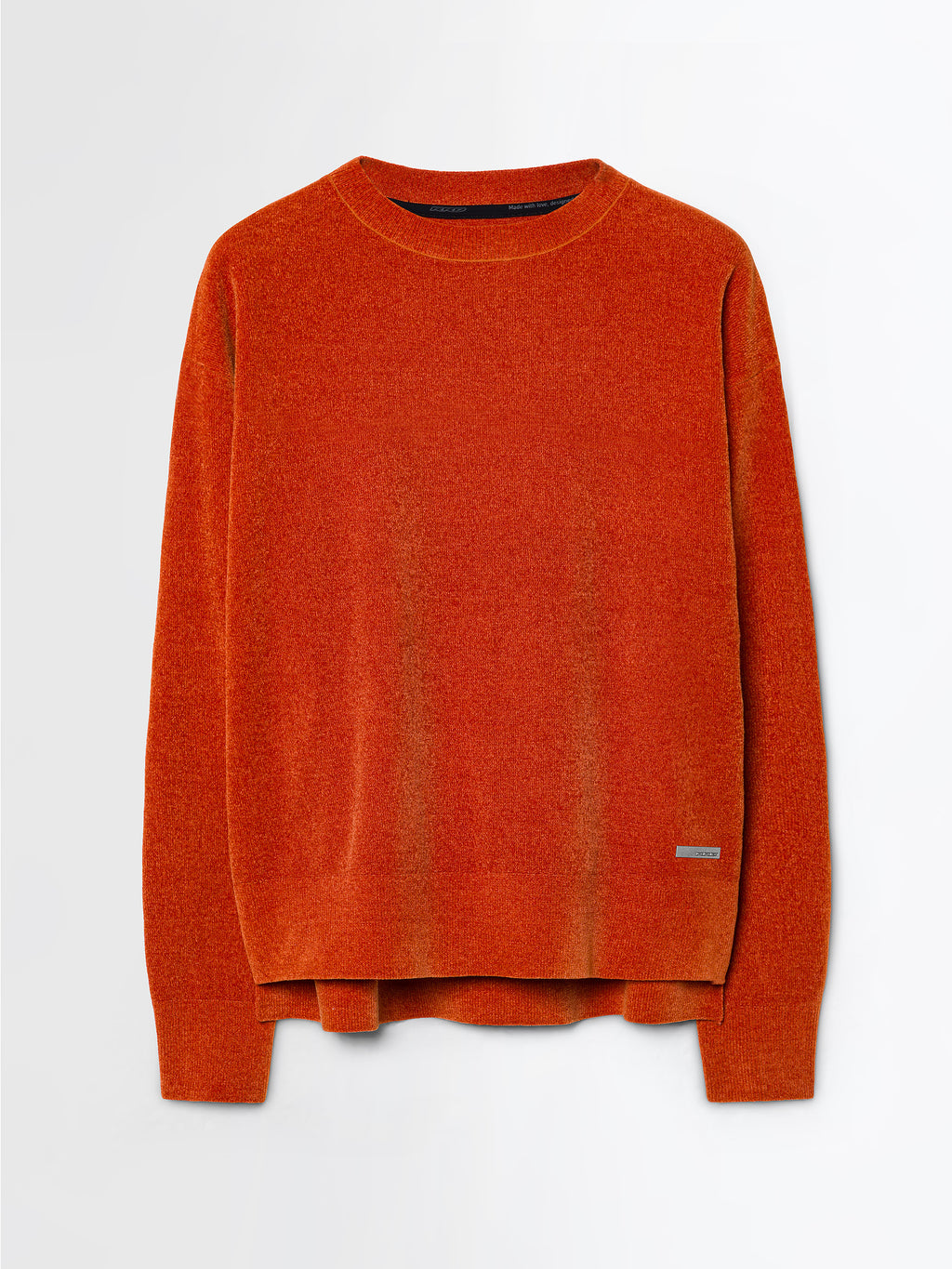 Velvet Vent Round Wom Knit
