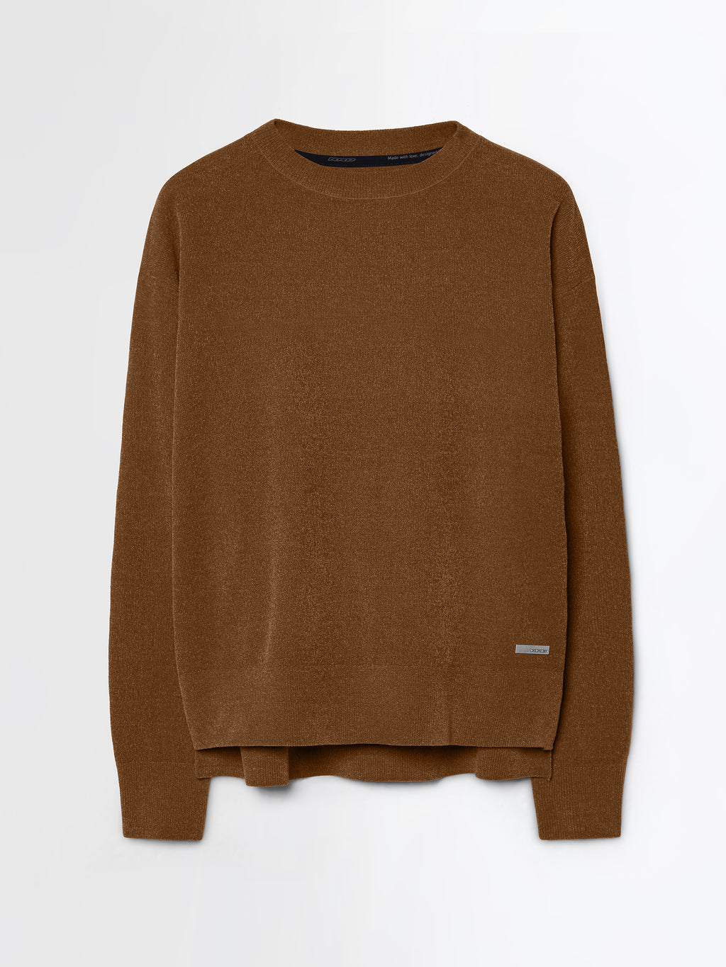 Velvet Vent Round Wom Knit
