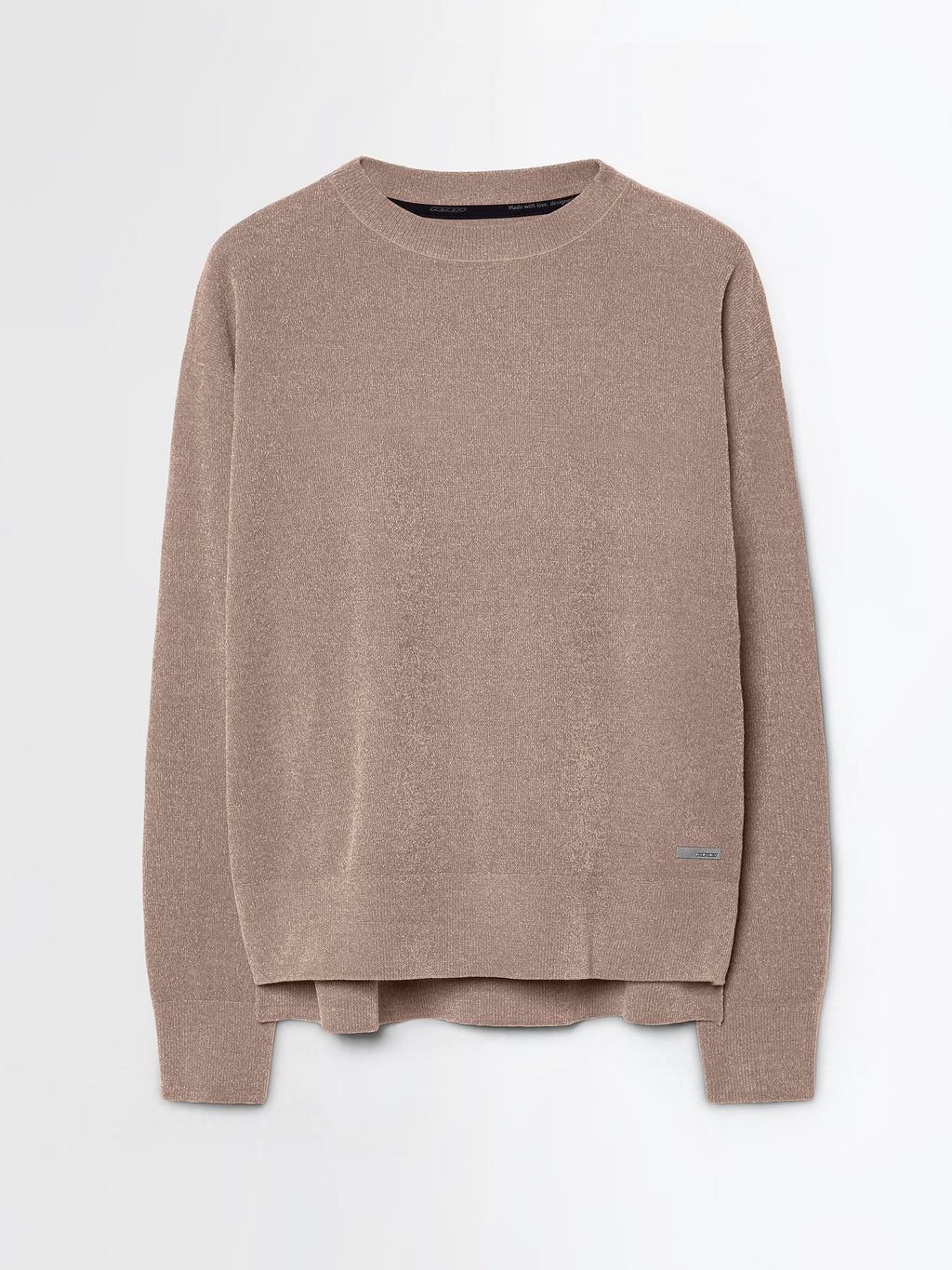 Velvet Vent Round Wom Knit