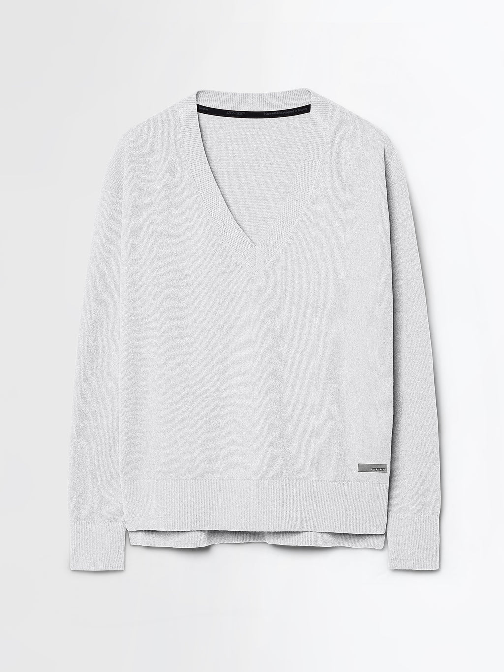 Velvet Vent V-Neck Wom Knit