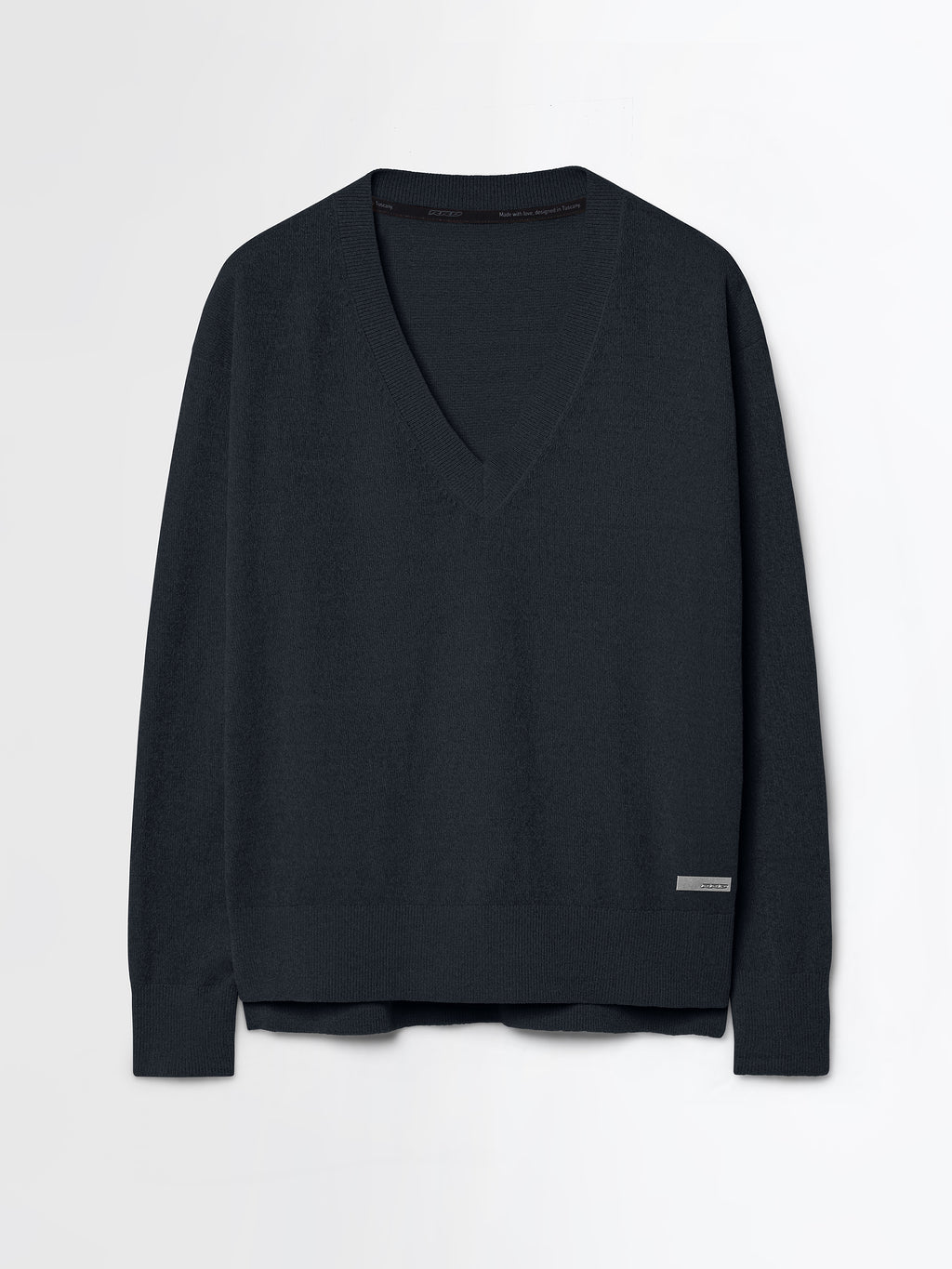 Velvet Vent V-Neck Wom Knit