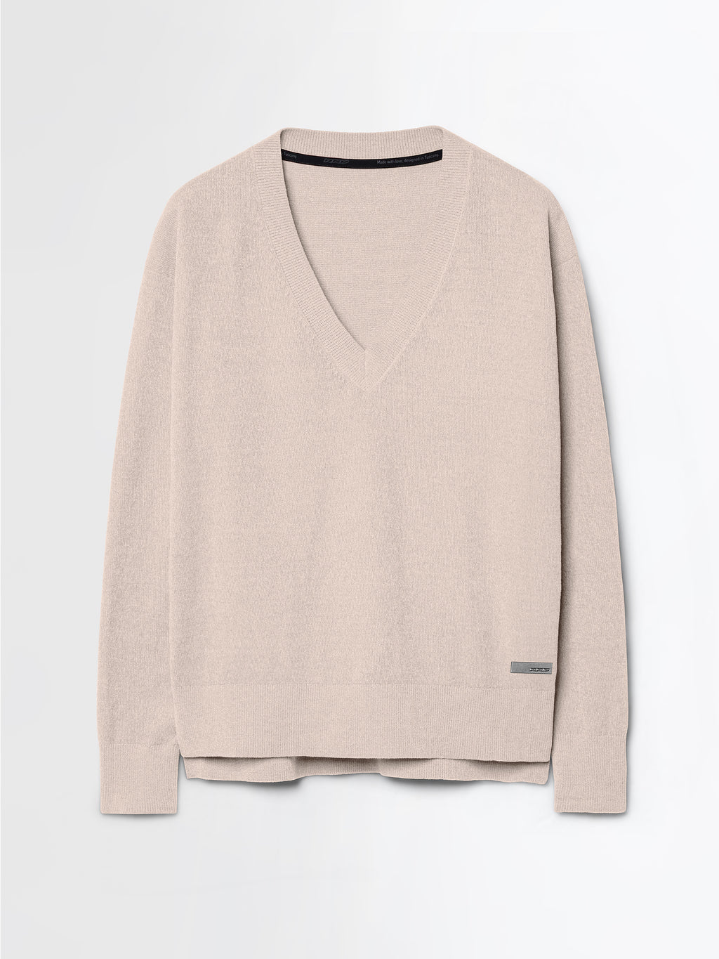 Velvet Vent V-Neck Wom Knit