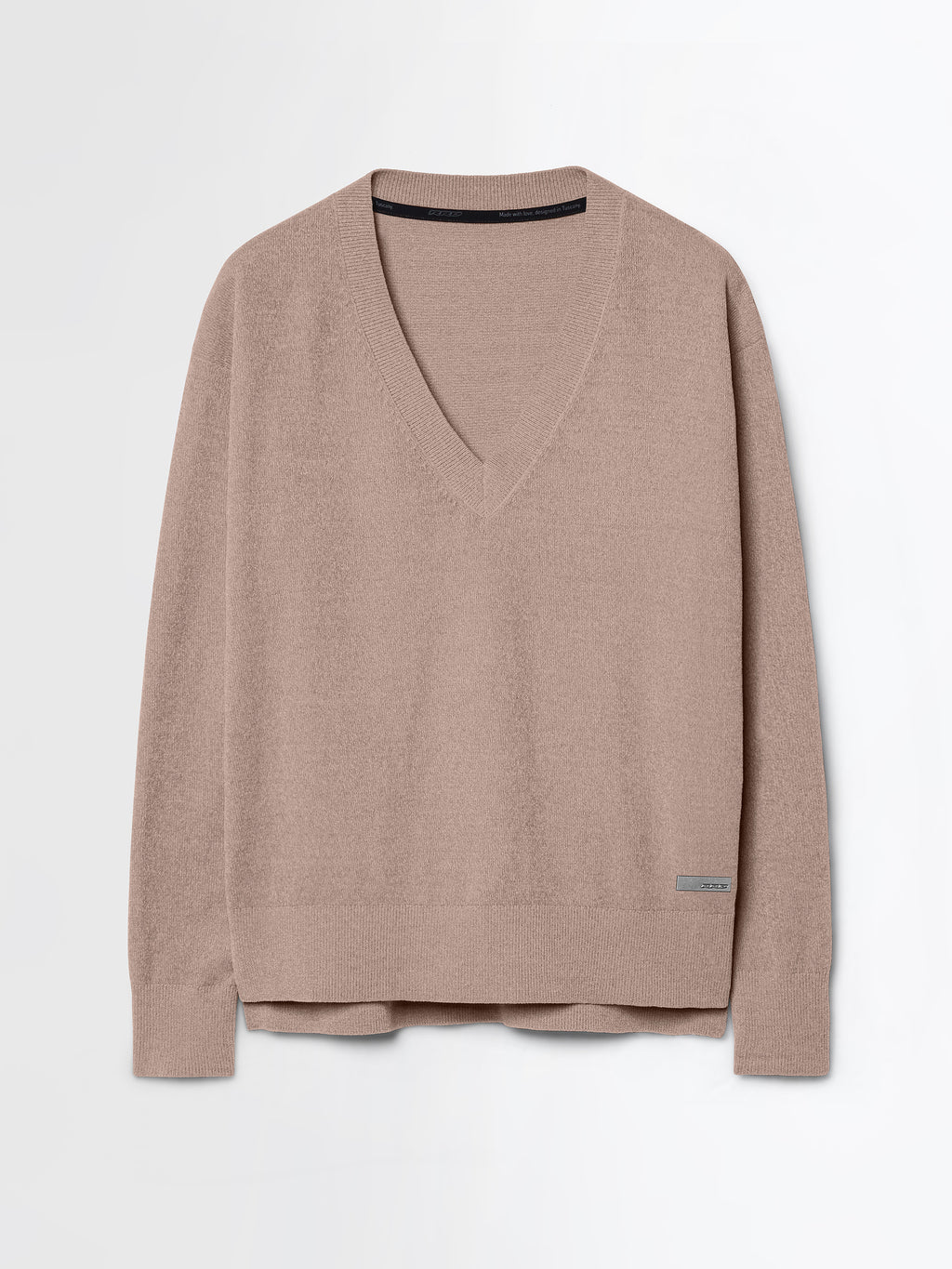 Velvet Vent V-Neck Wom Knit
