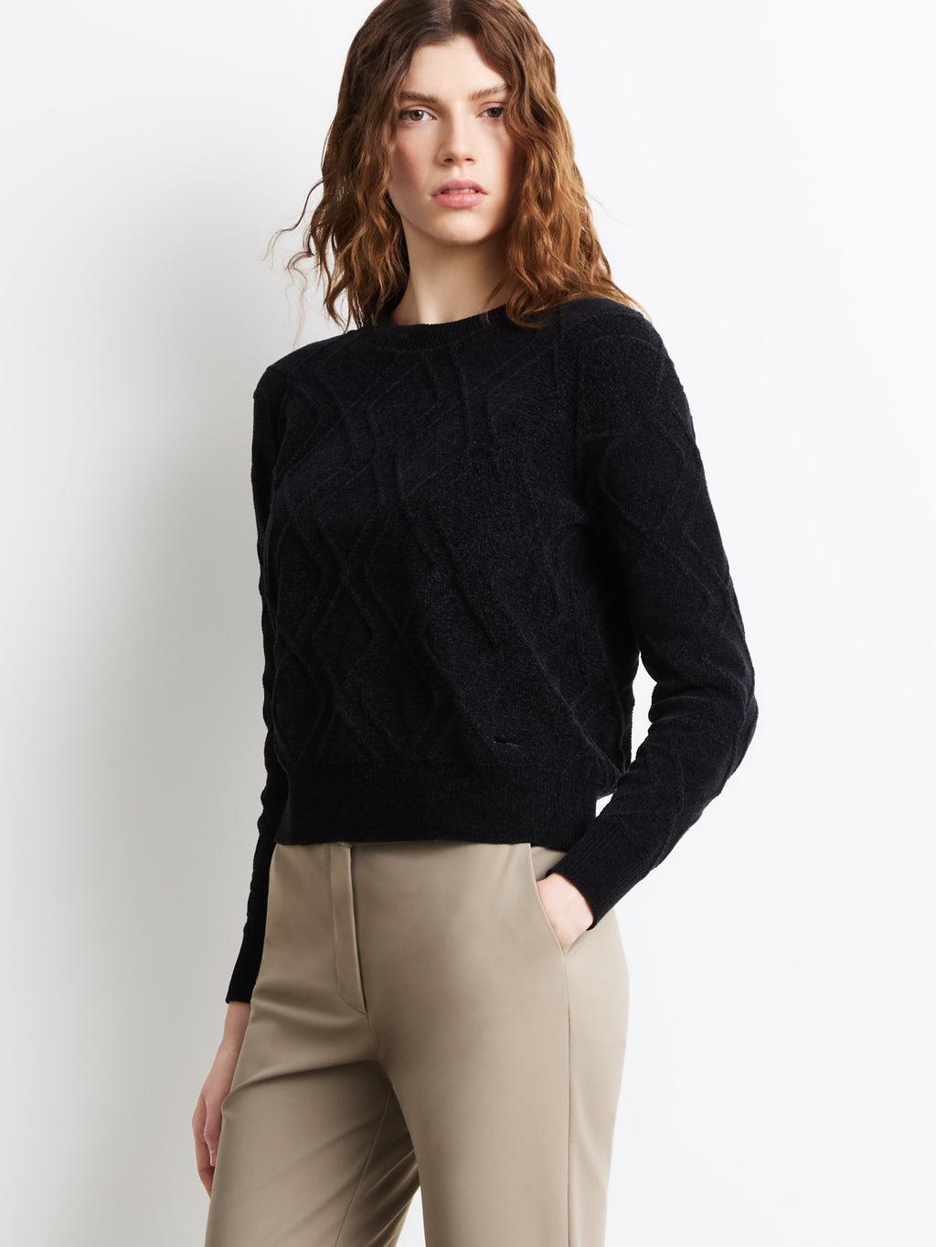 Velvet Fish Round Wom Knit