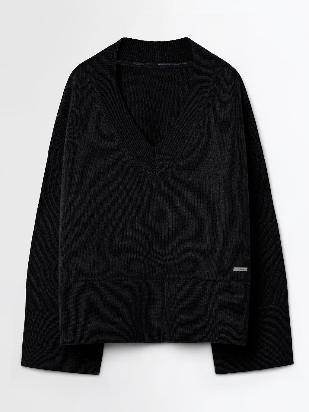 Wool Cash 5 V-Neck Wom Knit