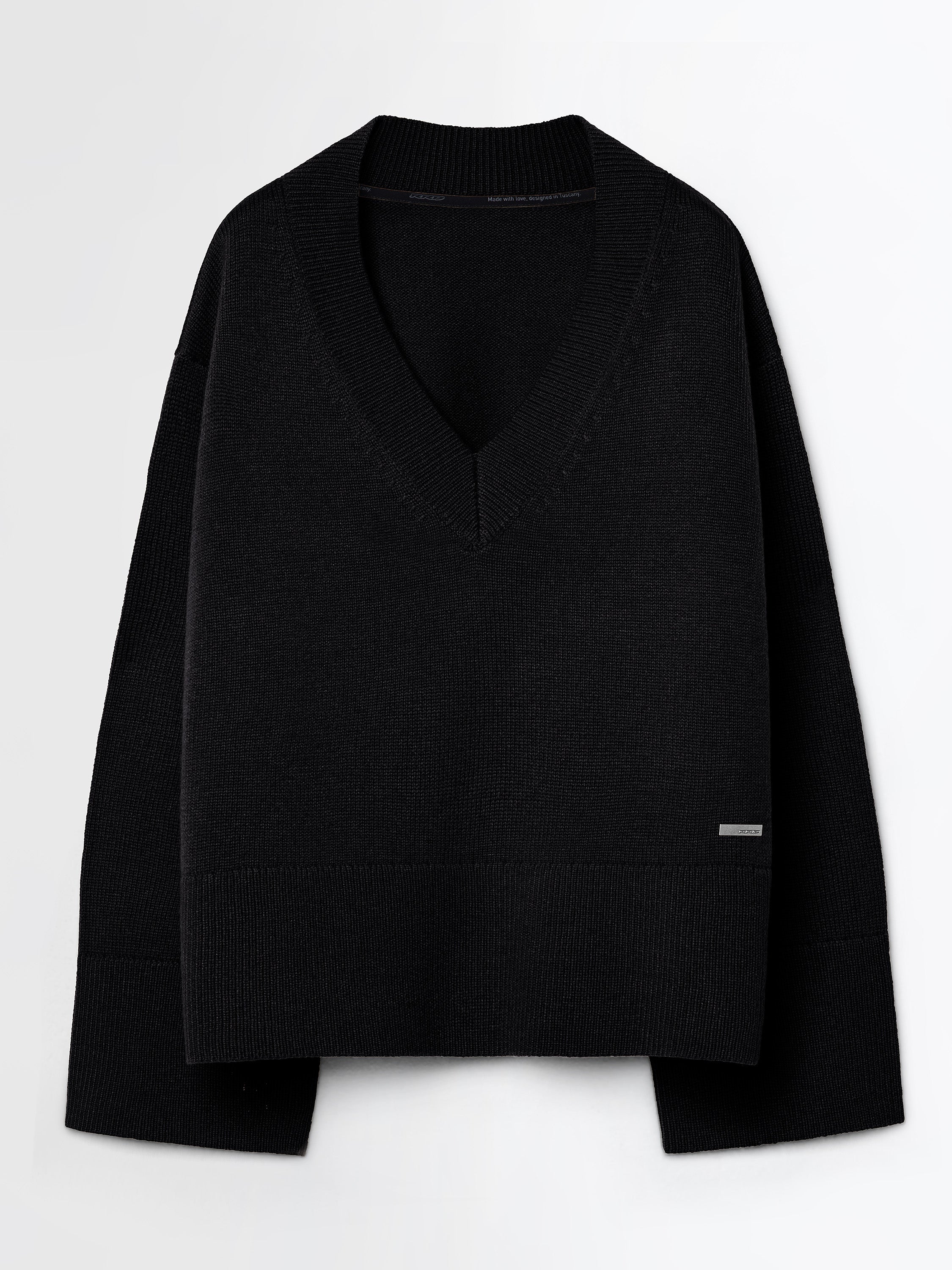 Wool Cash 5 V-Neck Wom Knit