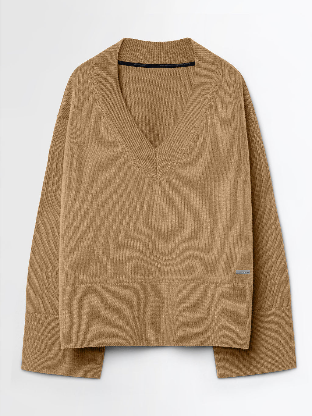 Wool Cash 5 V-Neck Wom Knit