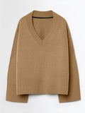 Wool Cash 5 V-Neck Wom Knit