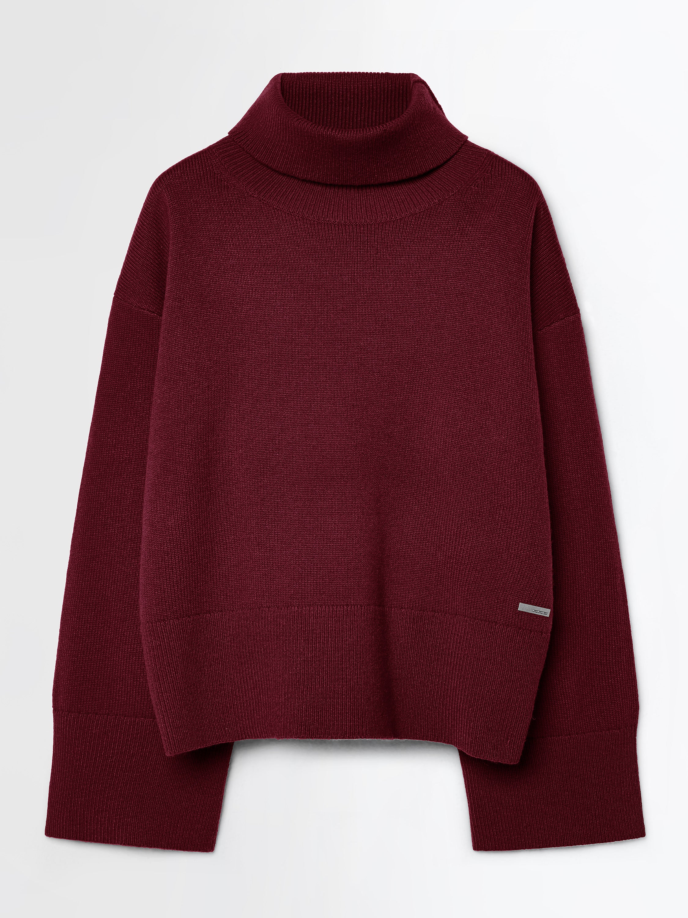 Wool Cash 7 Turtleneck Wom Knit