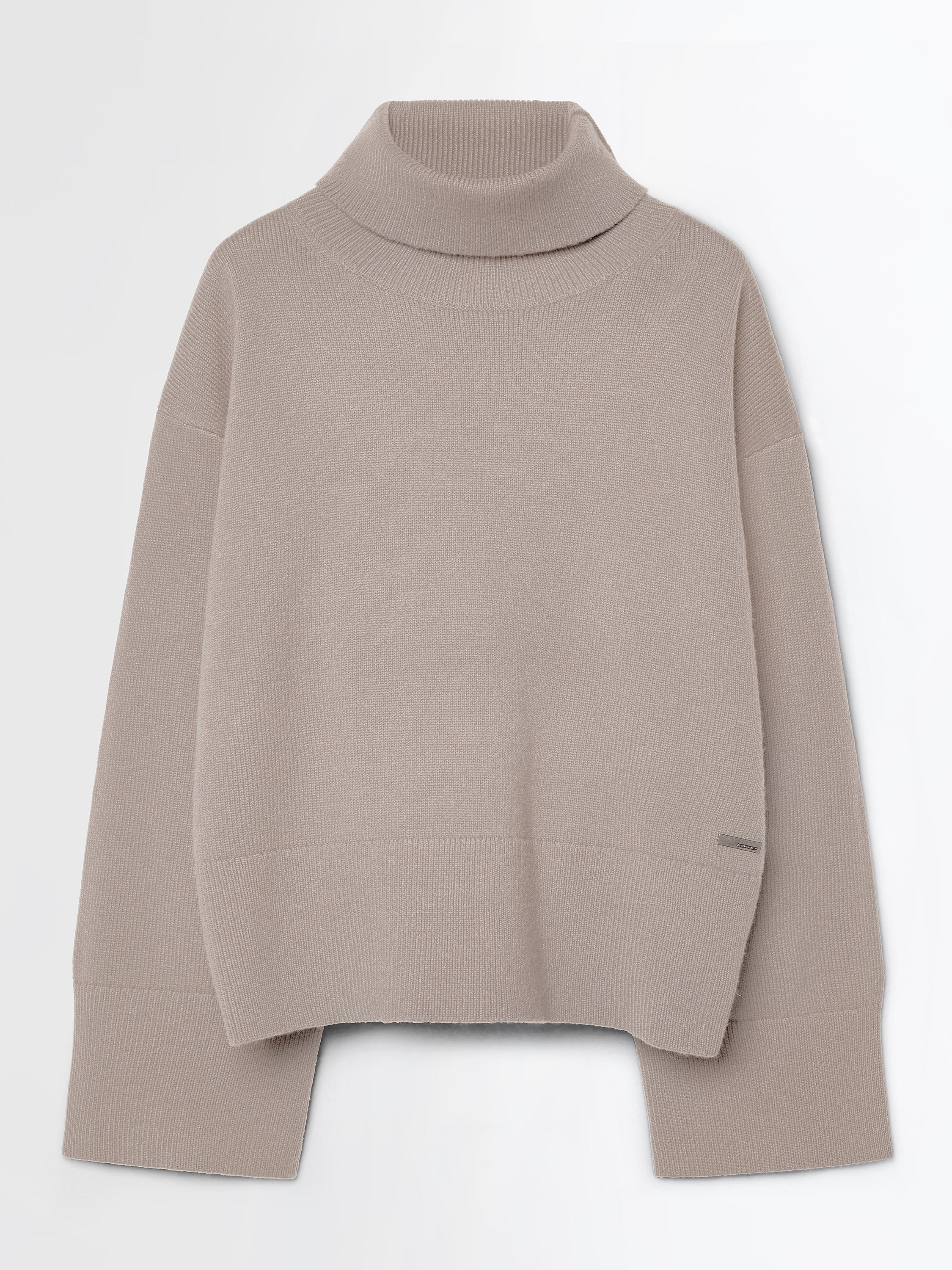 Wool Cash 7 Turtleneck Wom Knit