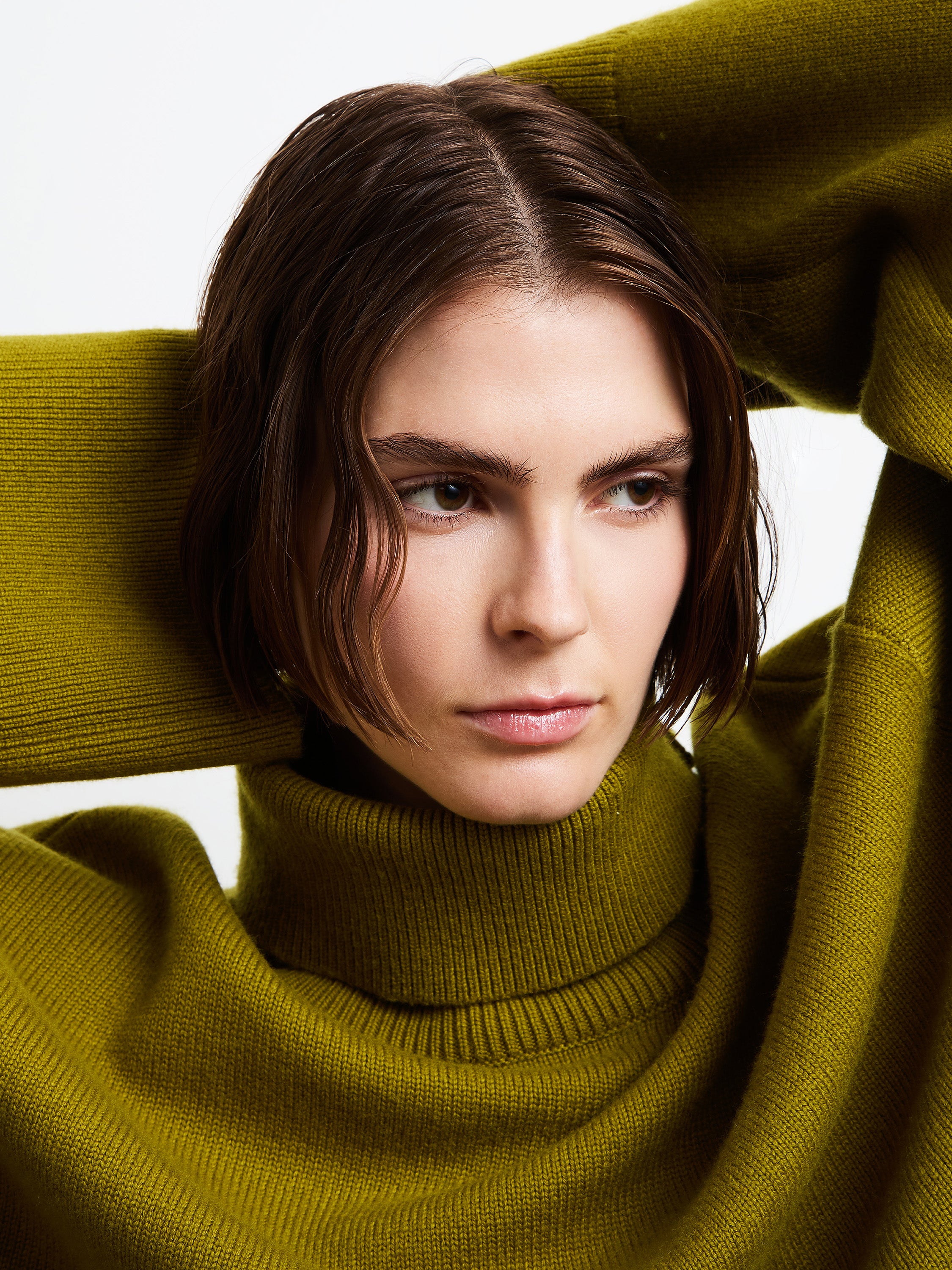 Wool Cash 7 Turtleneck Wom Knit