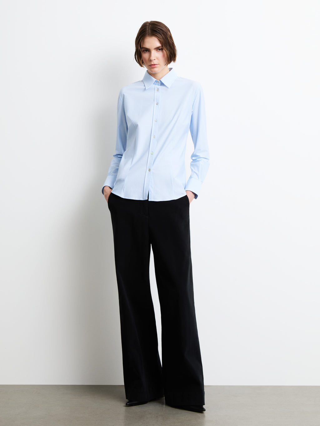 Oxford Jacquard Wom Shirt