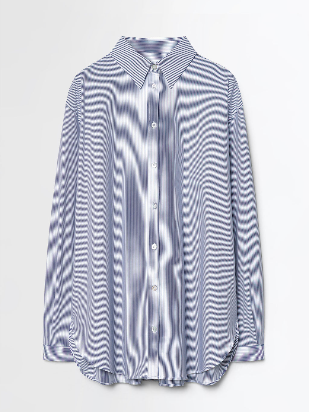 Oxford Jacquard Boyfriend Wom Shirt