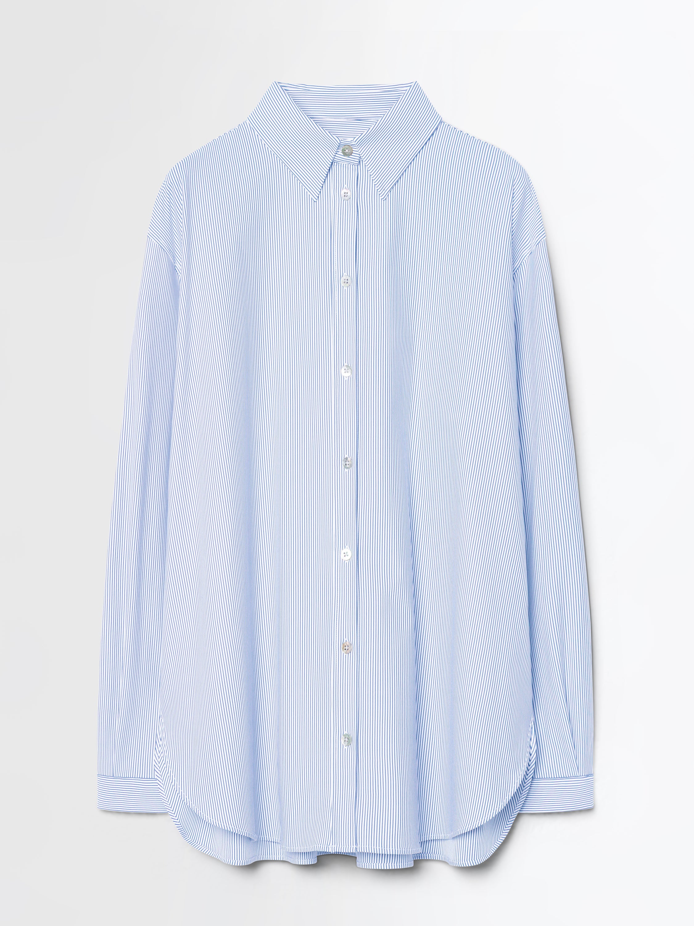 Oxford Jacquard Boyfriend Wom Shirt
