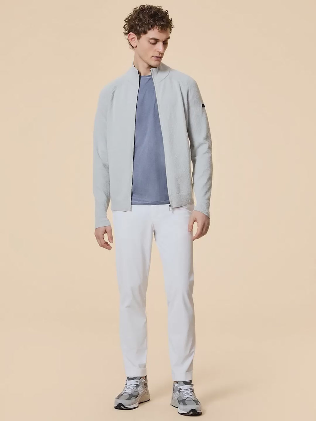 Summer Velvet Full Zip Knit